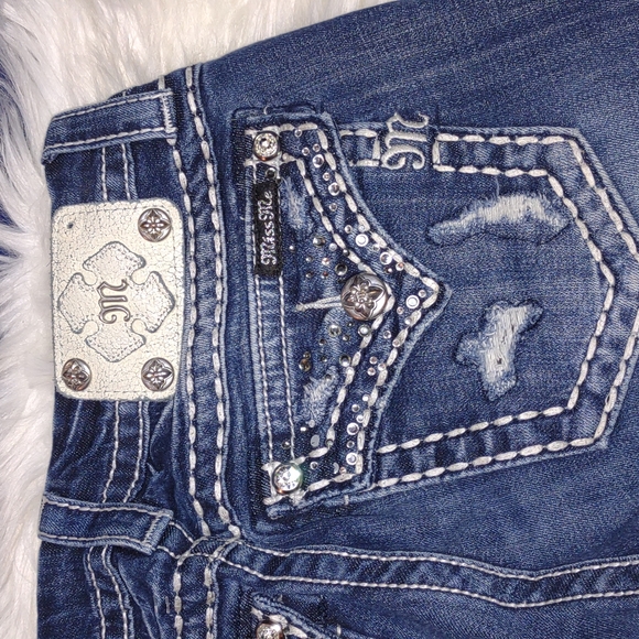 Miss Me Slim Bootcut Jeans size 26 - Picture 5 of 11